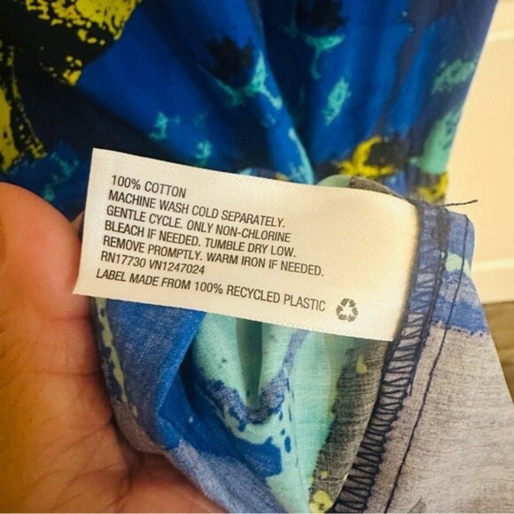 Christopher John Rogers Floral Puff Sleeve Tiered Maxi Dress Blue Size 4 NWT - Picture 12 of 13